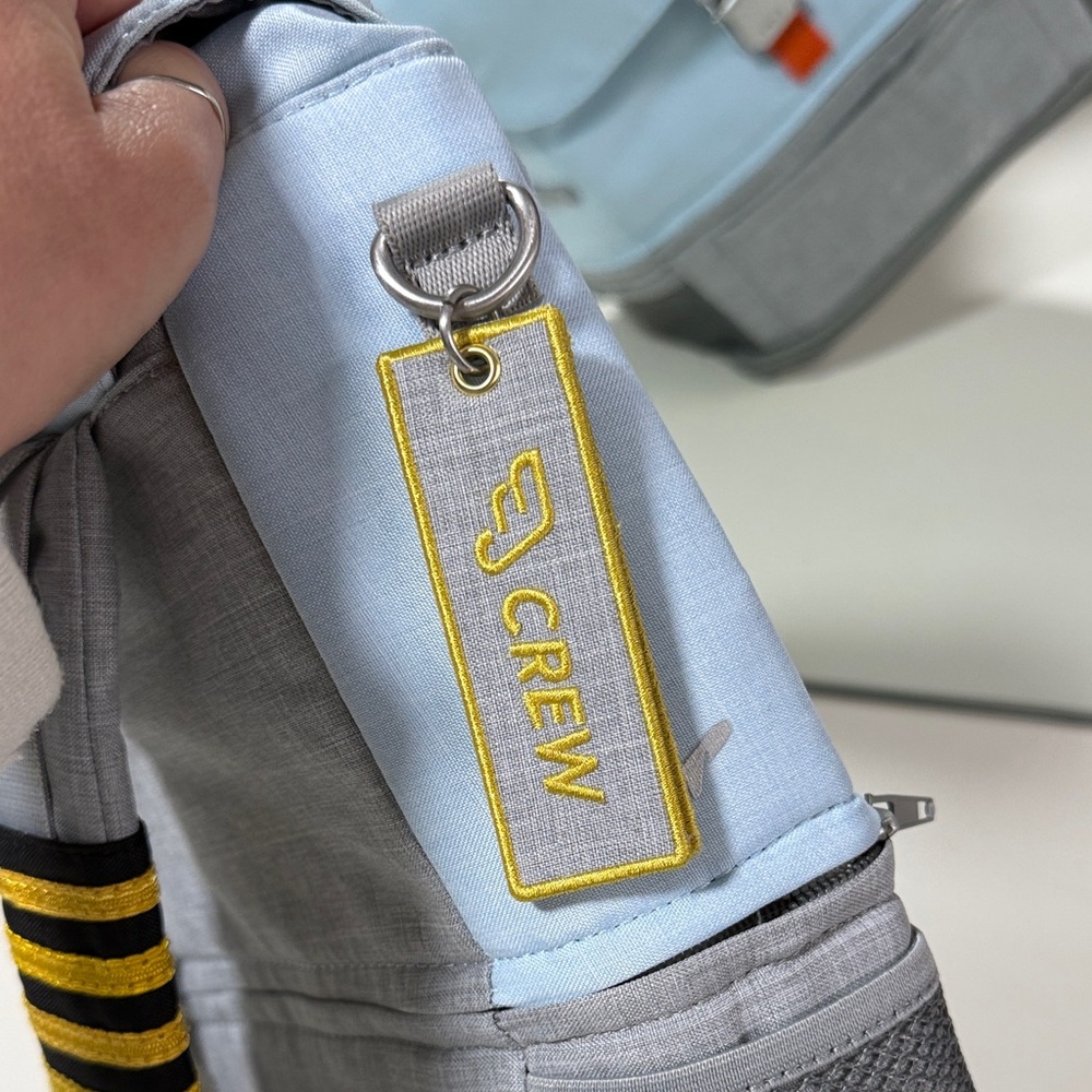 Jetkids by Stokke Crew Backpack Light Blue & Gray Travel Backpack - Picture 9 of 16